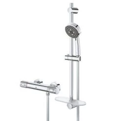 Grohe Precision Feel Thermostatic Shower Mixer 1/2" with Shower Set - 34791000 -Showers Shop 34791000 D3 460