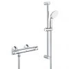 Grohe Precision Flow Thermostatic Shower Mixer 1/2" with Shower Set for Low Pressure - 34807000 -Showers Shop 34807000 P