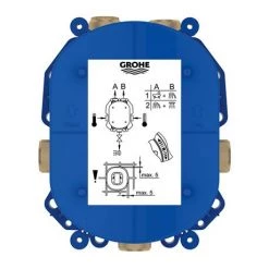 Grohe Rapido T Universal Concealed Thermostatic Mixer - 35500000 10 Grohe Rapido T Universal Concealed Thermostatic Mixer - 35500000 -Showers Shop 35500000 D3 460