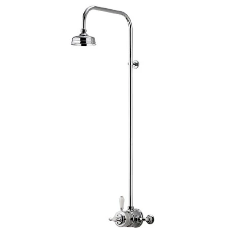 Aqualisa - Aquatique Thermo Exposed Thermostatic Valve with 5" Drencher Head & Riser Rail - Chrome - 500.10.01-551.01 3 Aqualisa - Aquatique Thermo Exposed Thermostatic Valve with 5" Drencher Head & Riser Rail - Chrome - 500.10.01-551.01