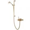 Aqualisa - Aquatique Thermo Exposed Thermostatic Valve with Slide Rail Kit - Gold - 500.10.04-561.04 -Showers Shop 500.10.04 561.04 P