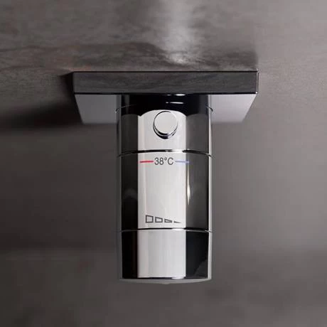 Keuco Ixmo Solo Square Thermostatic Shower Mixer Valve - Chrome 5 Keuco Ixmo Solo Square Thermostatic Shower Mixer Valve - Chrome - Image 3