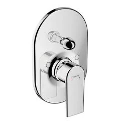 Hansgrohe Vernis Shape Concealed Single Lever Manual Bath Mixer - Chrome - 71458000