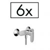 Hansgrohe Pack of 6 Vernis Blend Exposed Single Lever Shower Mixer - Chrome - 71647000 -Showers Shop 71647000 P