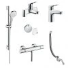 Hansgrohe Over Bath Taps & Shower Package -Showers Shop 88100995 P