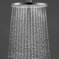 Hansgrohe Ecostat S Round Complete Shower Set with Wall Mounted Shower Handset -Showers Shop 88102001 D1 460 1