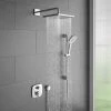 Hansgrohe Ecostat E Square Complete Shower Set with Shower Slider Rail Kit -Showers Shop 88102003 prod
