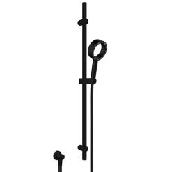 AQUAS Wave Slider Rail Kit with X-Jet Handshower - Matt Black