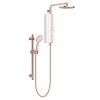 AQUAS AquaMax Flex Manual Smart 9.5KW White + Rose Gold Electric Shower -Showers Shop A000376 p