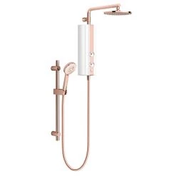 AQUAS AquaMax Flex Manual Smart 9.5KW White + Rose Gold Electric Shower