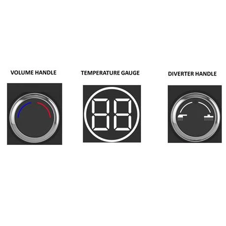 AQUAS Indulge Touch Flex Smart 9.5KW Matte Black Electric Shower - A000396 4 AQUAS Indulge Touch Flex Smart 9.5KW Matte Black Electric Shower - A000396 - Image 2