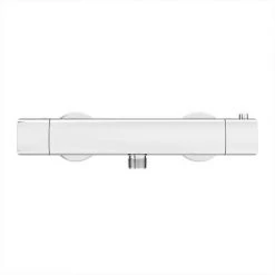 Montreal Modern Thermostatic Bar Shower Valve (Bottom Outlet) -Showers Shop A15BSV d1 460