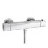 Montreal Modern Thermostatic Bar Shower Valve (Bottom Outlet) -Showers Shop A15BSV p
