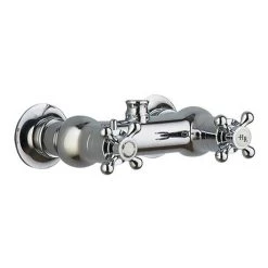Hudson Reed Traditional Thermostatic Shower Valve & Rigid Riser Kit - A3117 -Showers Shop A3117 D1 460