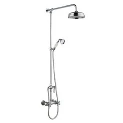 Hudson Reed Traditional Thermostatic Shower Valve & Rigid Riser Kit - A3117 -Showers Shop A3117 D2 460