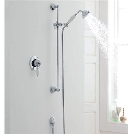 Nuie Nostalgic Manual Shower Valve + Slider Rail Kit 4 Nuie Nostalgic Manual Shower Valve + Slider Rail Kit - Image 2