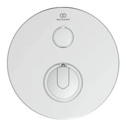 Ideal Standard Ceratherm T100 Chrome Built-In Thermostatic 1 Outlet Round Shower Mixer + Easybox -Showers Shop A5813AA A1000NU D1 460