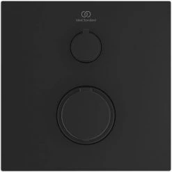 Ideal Standard Silk Black Ceratherm C100 Built-In Thermostatic 1 Outlet Shower Mixer 6 Ideal Standard Silk Black Ceratherm C100 Built-In Thermostatic 1 Outlet Shower Mixer -Showers Shop A6956XG D1 460