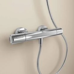 Ideal Standard Ceratherm T100 Exposed Thermostatic Bar Shower Mixer - A7239AA -Showers Shop A7231AA D3 460