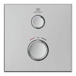 Ideal Standard Ceratherm Navigo Chrome Built-In Thermostatic 1 Outlet Square Shower Mixer + Easybox 7 Ideal Standard Ceratherm Navigo Chrome Built-In Thermostatic 1 Outlet Square Shower Mixer + Easybox -Showers Shop A7301AA A1000NU D1 460