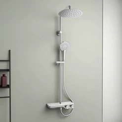 Ideal Standard Ceratherm S200 Exposed Thermostatic Shelf Shower System - A7331AA