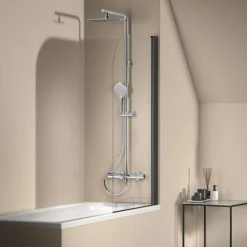 Ideal Standard Ceratherm T100 Exposed Thermostatic Bath Shower System - A7591AA -Showers Shop A7591AA D5 460