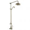Hudson Reed Brushed Brass Thermostatic Shower Valve & Rigid Riser Kit - A8119 -Showers Shop A8119 m