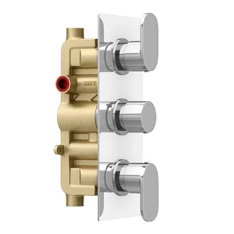 Amos Concealed Thermostatic Triple Shower Valve 7 Amos Concealed Thermostatic Triple Shower Valve - Image 5