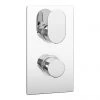 Amos Concealed Thermostatic Twin Shower Valve - Chrome 2 Amos Concealed Thermostatic Twin Shower Valve - Chrome -Showers Shop ACTTSV np