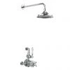 Burlington Avon Thermostatic Exposed Single Outlet Shower Valve with Fixed Head -Showers Shop AF1S V16 P