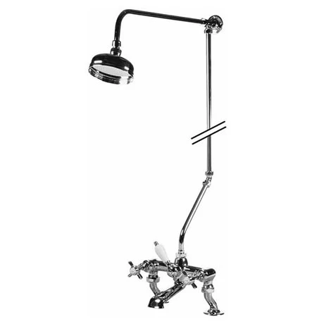 Nuie Rigid Riser Kit for Bath Shower Mixers - Chrome - AK305 3 Nuie Rigid Riser Kit for Bath Shower Mixers - Chrome - AK305