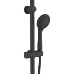 Croydex Nero Matt Black Three Function Shower Set - AM302021 -Showers Shop AM302021 D2 460