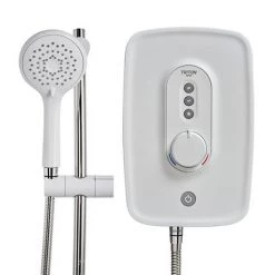 Triton Danzi 8.5kw Electric Shower - White - ARDANZ08W -Showers Shop ARDANZ08W D3 460