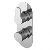 Nuie Arvan Twin Concealed Thermostatic Shower Valve with Diverter - ARVTW02 -Showers Shop ARVTW01 P