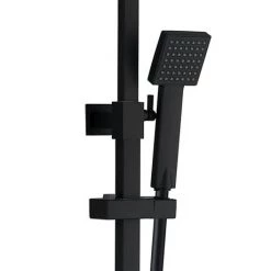 Arezzo Modern Square Thermostatic Shower - Matt Black -Showers Shop ARZ002 dv2 460