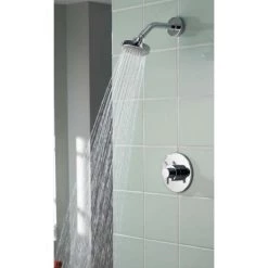 Aqualisa - Aspire DL Concealed Thermostatic Shower Valve with Wall Mounted Fixed Head - ASP001CF -Showers Shop ASP001CF D2 460