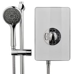 Triton - Aspirante 8.5 kw Electric Shower - White Gloss - ASP08GSWHT