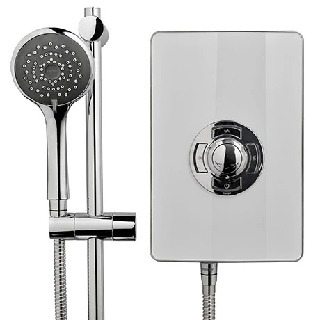 Triton - Aspirante 8.5 kw Electric Shower - White Gloss - ASP08GSWHT 3 Triton - Aspirante 8.5 kw Electric Shower - White Gloss - ASP08GSWHT