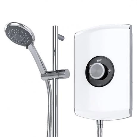 Triton Amore 9.5kW Electric Shower - Gloss White - ASPAMO9GSWHT 5 Triton Amore 9.5kW Electric Shower - Gloss White - ASPAMO9GSWHT - Image 3