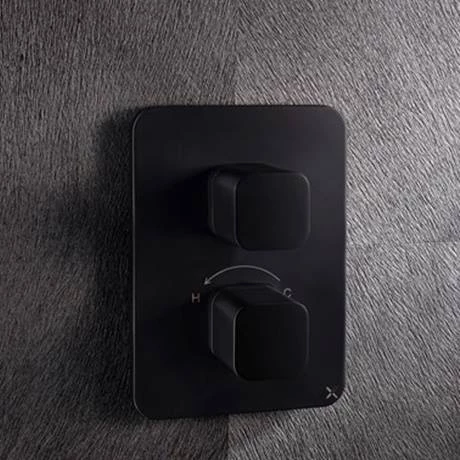 Crosswater Atoll/Glide II/Marvel Crossbox 1 Outlet Trim & Levers - Matt Black 4 Crosswater Atoll/Glide II/Marvel Crossbox 1 Outlet Trim & Levers - Matt Black - Image 2