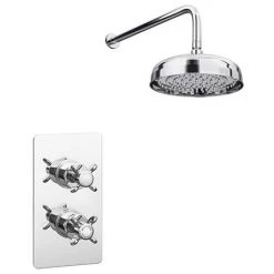 Astoria Traditional Concealed Shower Valve inc. 8" Head with Arm -Showers Shop ATCSV8H nd1 460