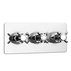 Astoria Traditional Concealed Shower Valve incl. 8" Head with Arm & Slider Rail -Showers Shop ATSV8HSR n d1 460