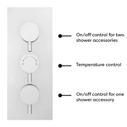 Cruze Shower Package (Rainfall Wall Mounted Head, Handset + Freeflow Bath Filler) 13 Cruze Shower Package (Rainfall Wall Mounted Head, Handset + Freeflow Bath Filler) -Showers Shop AZ11BMBSH n d7 460