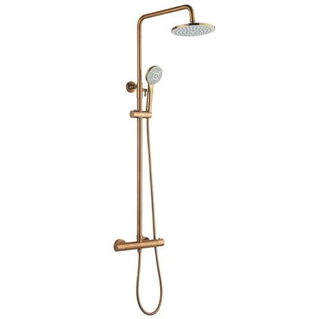 Arezzo Round Thermostatic Shower - Brushed Bronze 4 Arezzo Round Thermostatic Shower - Brushed Bronze - Image 2