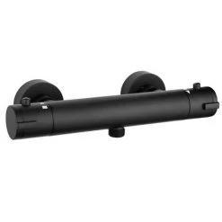 Arezzo Matt Black Round Bar Shower Valve incl. Slide Rail Kit with Pencil Handset 8 Arezzo Matt Black Round Bar Shower Valve incl. Slide Rail Kit with Pencil Handset -Showers Shop AZBVP80MB d1 460