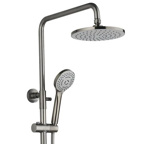 Arezzo Round Thermostatic Shower - Gunmetal Grey 4 Arezzo Round Thermostatic Shower - Gunmetal Grey - Image 2