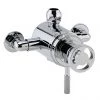 Arezzo Chrome Industrial Style Exposed Dual Shower Valve -Showers Shop AZISDUALE p