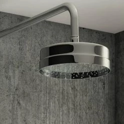 Arezzo Chrome Industrial Style Rigid Riser Kit with Diverter + Dual Exposed Shower Valve -Showers Shop AZISDUALERR N d5 460