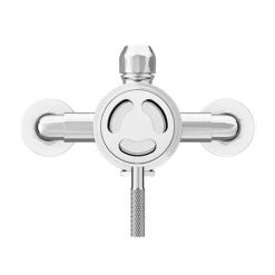 Arezzo Chrome Industrial Style Exposed Dual Shower Valve -Showers Shop AZISDUALE d4 460