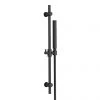 Arezzo Matt Black Modern Slide Rail Kit with Pencil Shower Handset 2 Arezzo Matt Black Modern Slide Rail Kit with Pencil Shower Handset -Showers Shop AZMB8SR n p